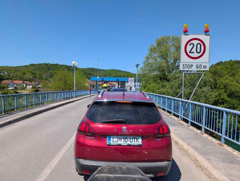 Rückfahrt: von Jajce nach Hause