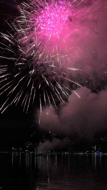 Stürmische Überfahrt und Silvester in Wellington