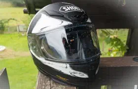 Neuer Helm getestet...