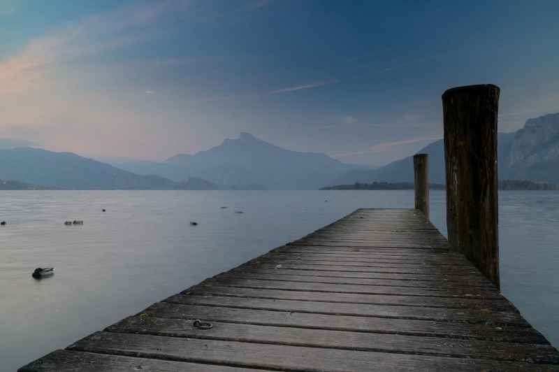 Herbstnacht am Mondsee