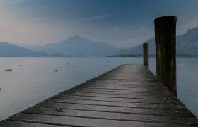 Herbstnacht am Mondsee