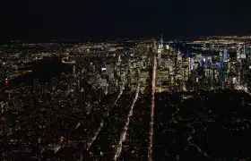 Hubschrauberflug über New York